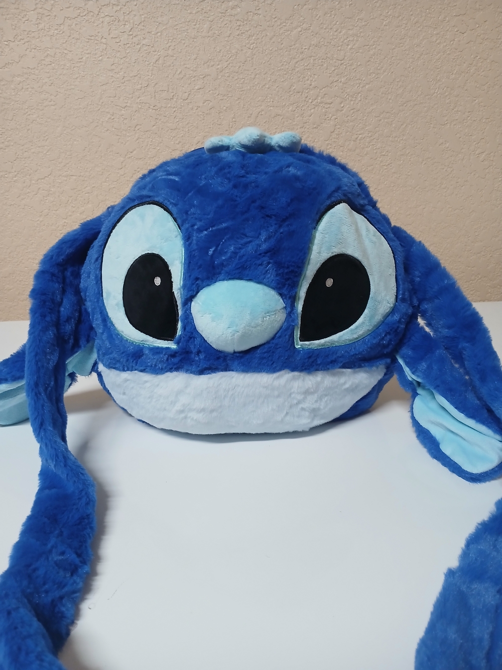New Blue Stitch Plush Travel Bag/ pillow